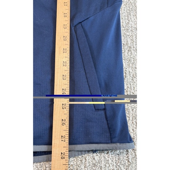 Under Armour ColdGear Reactor Thermal 1/4 Zip Pullover Mens Medium Blue Pockets - Picture 8 of 9